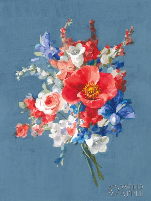 Reproduction of July Bouquet by Danhui Nai - Wall Decor Art