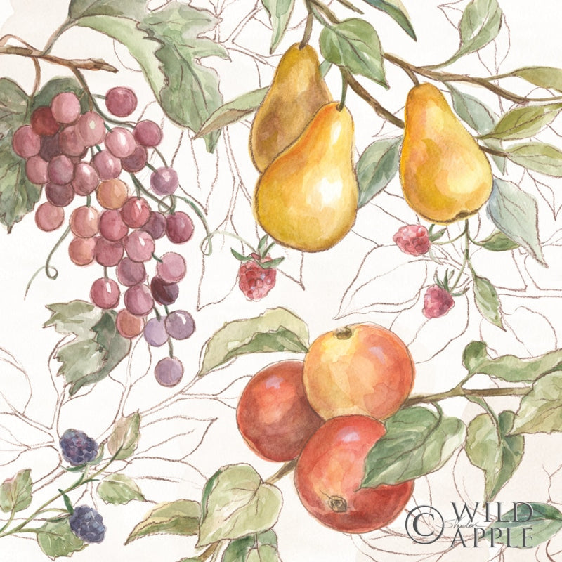 Reproduction of In the Orchard VII by Silvia Vassileva - Wall Decor Art