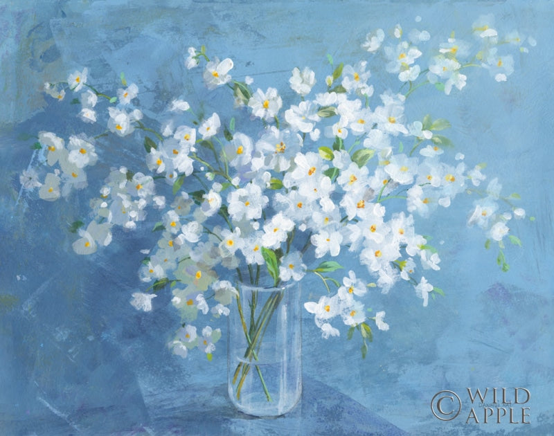 Reproduction of Fresh White Bouquet by Danhui Nai - Wall Decor Art