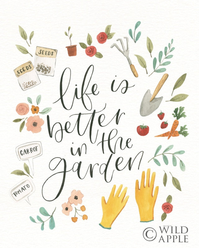 Reproduction of Life in Full Bloom IV by Jenaya Jackson - Wall Decor Art