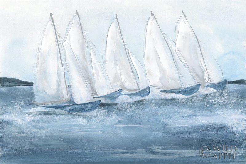 Reproduction of Group Sail II by Chris Paschke - Wall Decor Art
