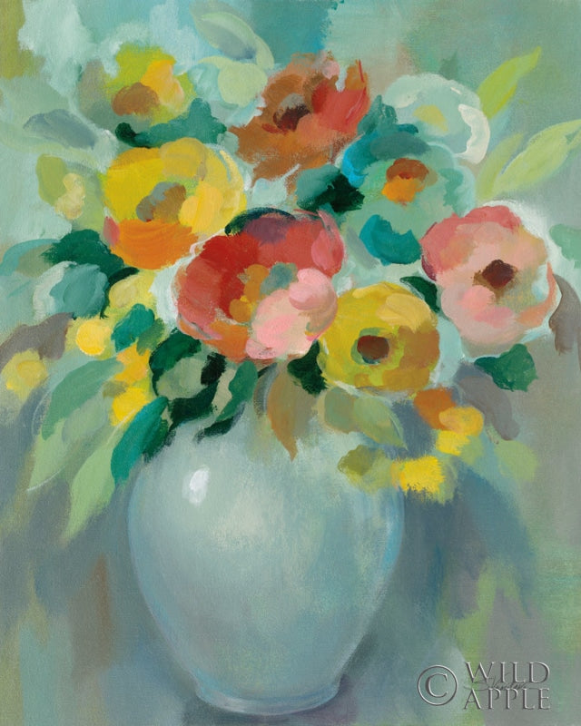 Reproduction of Vibrant Bouquet by Silvia Vassileva - Wall Decor Art