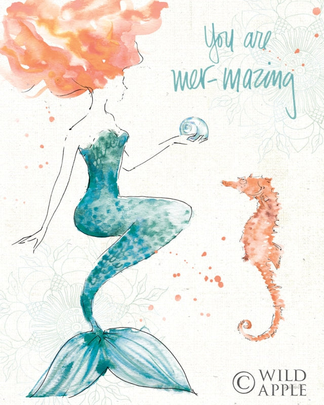 Reproduction of Sea Sirens I by Anne Tavoletti - Wall Decor Art