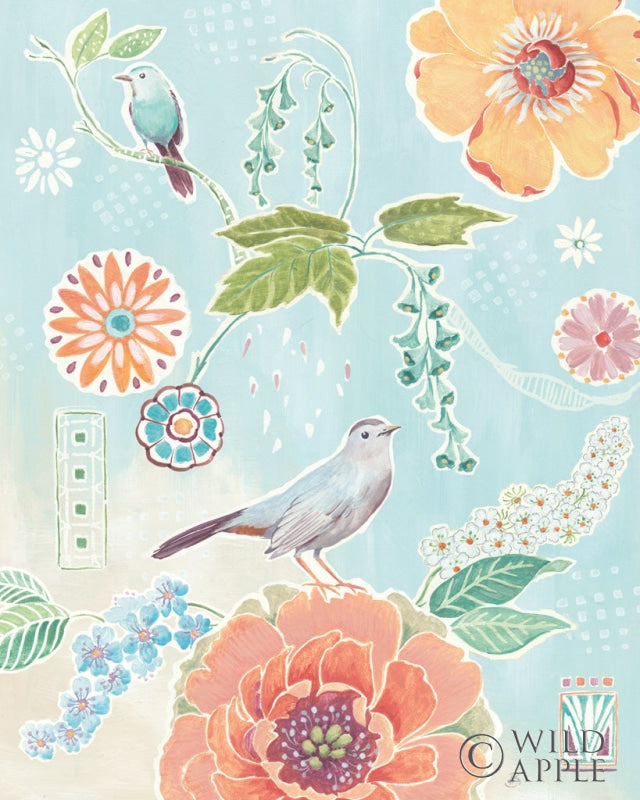 Reproduction of Happy Meadow VII by Daphne Brissonnet - Wall Decor Art