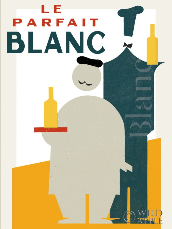 Reproduction of Le Parfait Blanc by Wild Apple Portfolio - Wall Decor Art