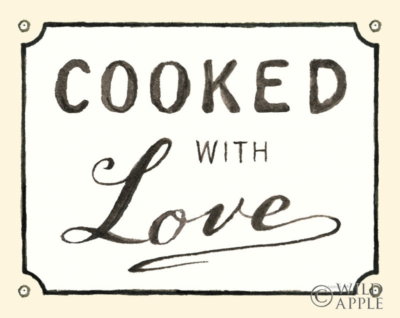 Reproduction of Cooked with Love by Danhui Nai - Wall Decor Art