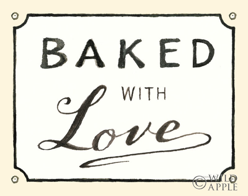Reproduction of Baked with Love by Danhui Nai - Wall Decor Art