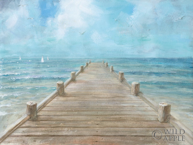 Reproduction of Summer Dock by Danhui Nai - Wall Decor Art