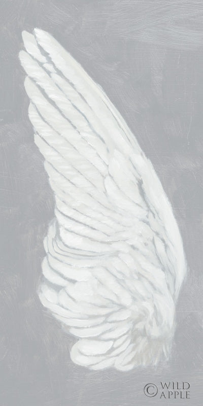 Reproduction of Wings II on Gray by James Wiens - Wall Decor Art