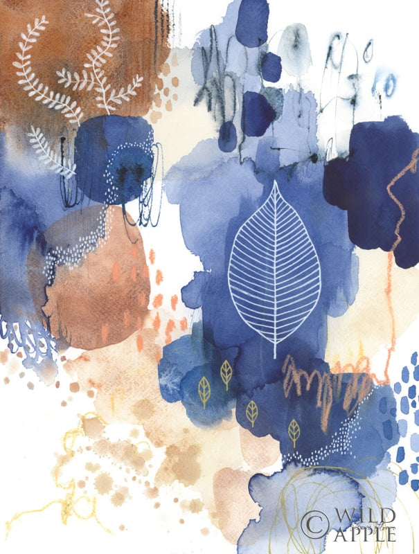 Reproduction of Indigo Bliss II by Laura Horn - Wall Decor Art