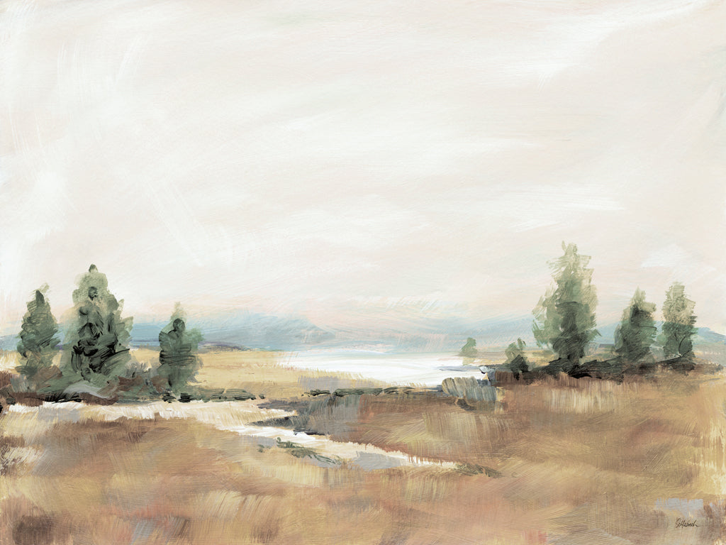 Reproduction of Amity Pond Neutral by Sue Schlabach - Wall Decor Art