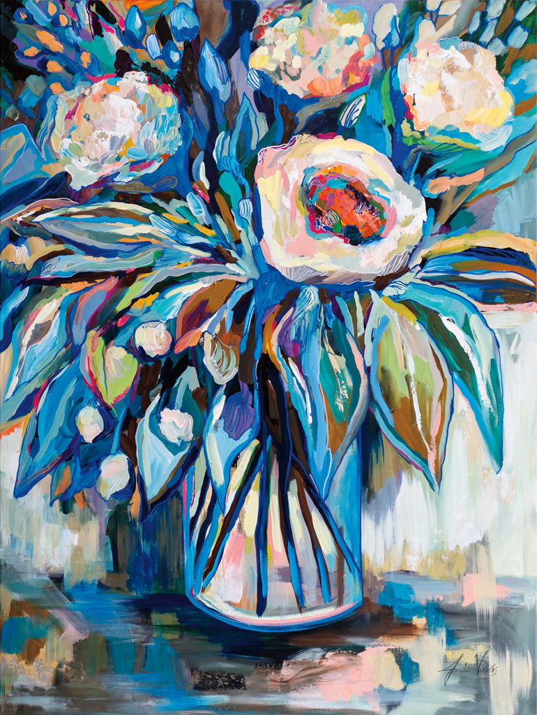 Reproduction of Fall Garden by Jeanette Vertentes - Wall Decor Art