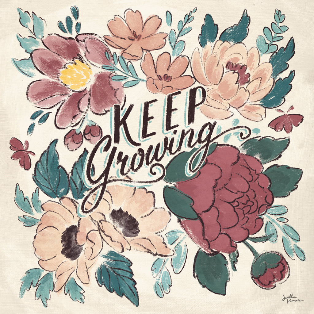 Reproduction of Keep Growing I by Janelle Penner - Wall Decor Art