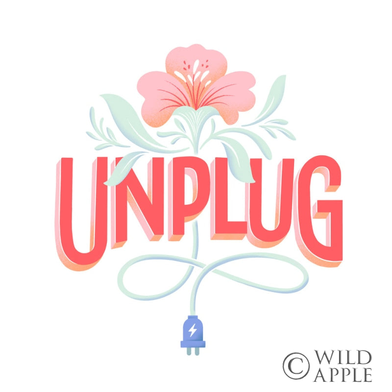Reproduction of Unplug I by Gia Graham - Wall Decor Art
