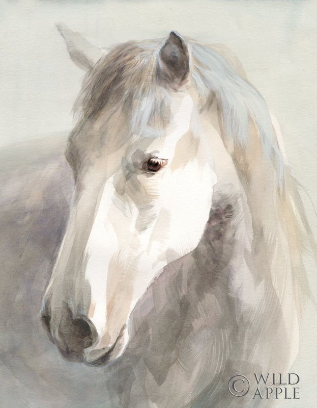 Reproduction of Gentle Horse Crop by Danhui Nai - Wall Decor Art