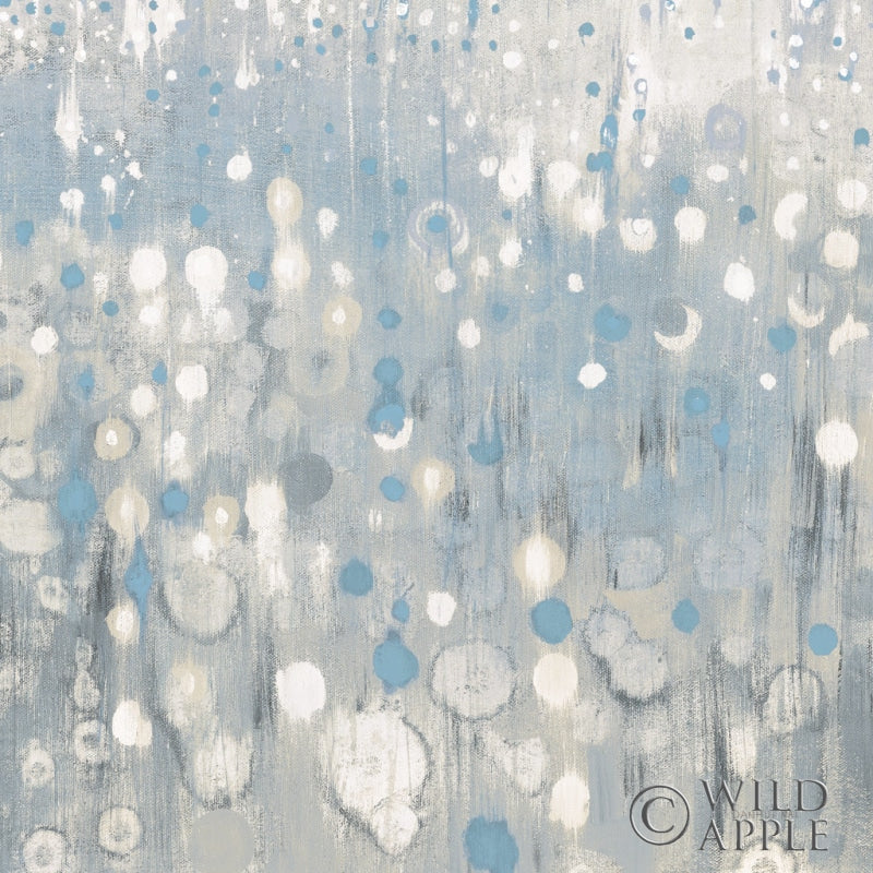 Reproduction of Rain Abstract VI Blue by Danhui Nai - Wall Decor Art