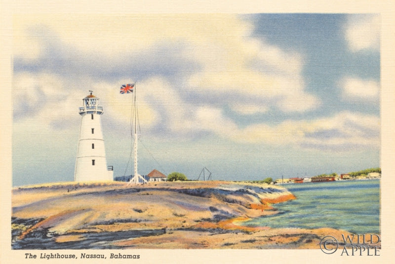Reproduction of Nassau Lighthouse by Wild Apple Portfolio - Wall Decor Art