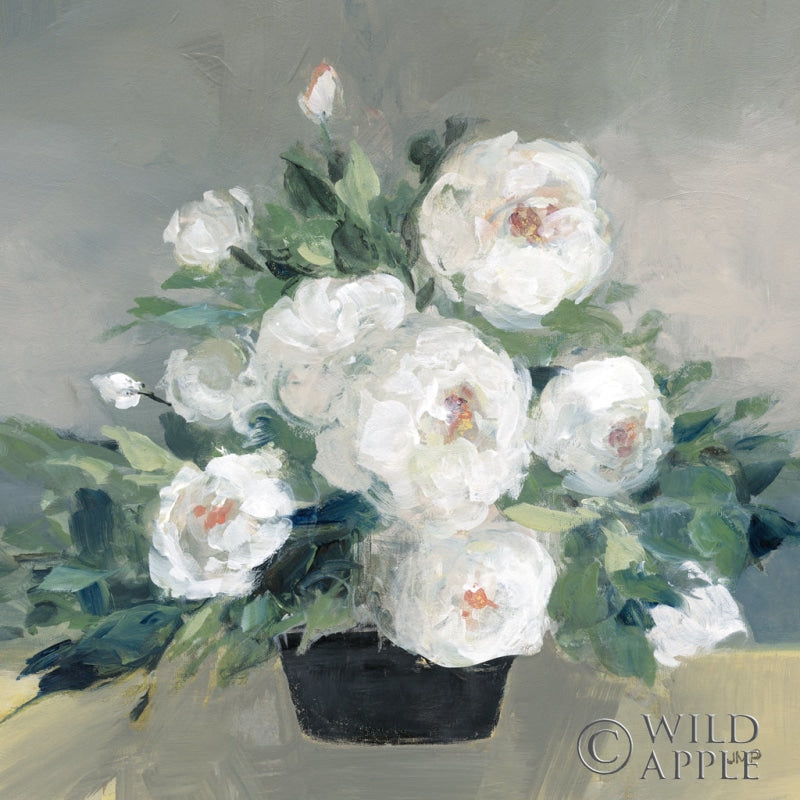 Reproduction of Roses of August II by Julia Purinton - Wall Decor Art