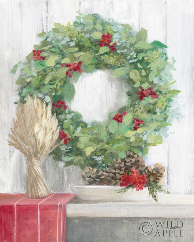 Reproduction of Natural Christmas II by Julia Purinton - Wall Decor Art