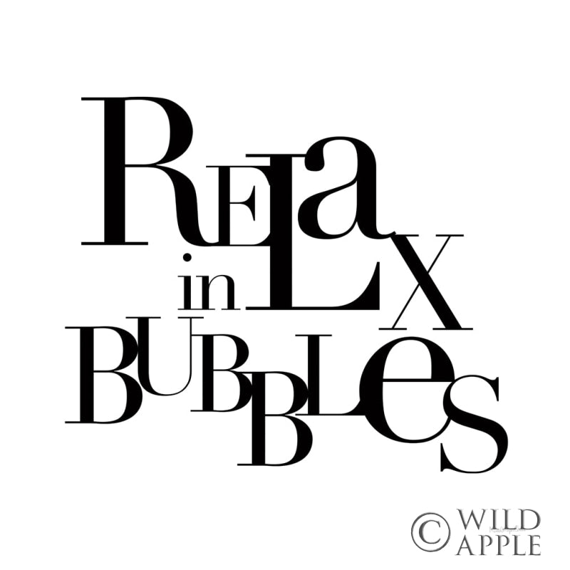Reproduction of Relax in Bubbles by Mercedes Lopez Charro - Wall Decor Art