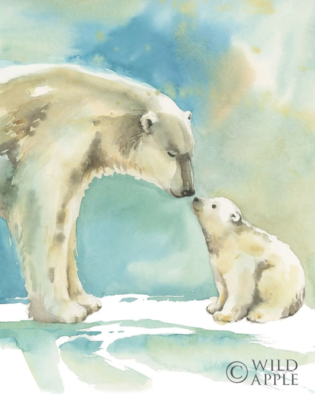 Reproduction of Polar Bear Love by Katrina Pete - Wall Decor Art