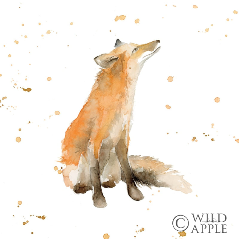 Reproduction of Dreaming Fox by Katrina Pete - Wall Decor Art