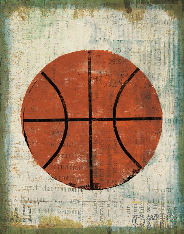 Reproduction of Ball II on Ivory Vertical by Michael Mullan - Wall Decor Art