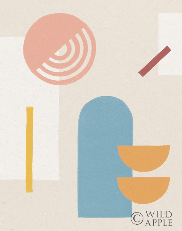 Reproduction of Shapely Serenity I by Moira Hershey - Wall Decor Art