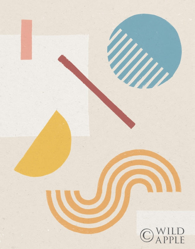 Reproduction of Shapely Serenity II by Moira Hershey - Wall Decor Art