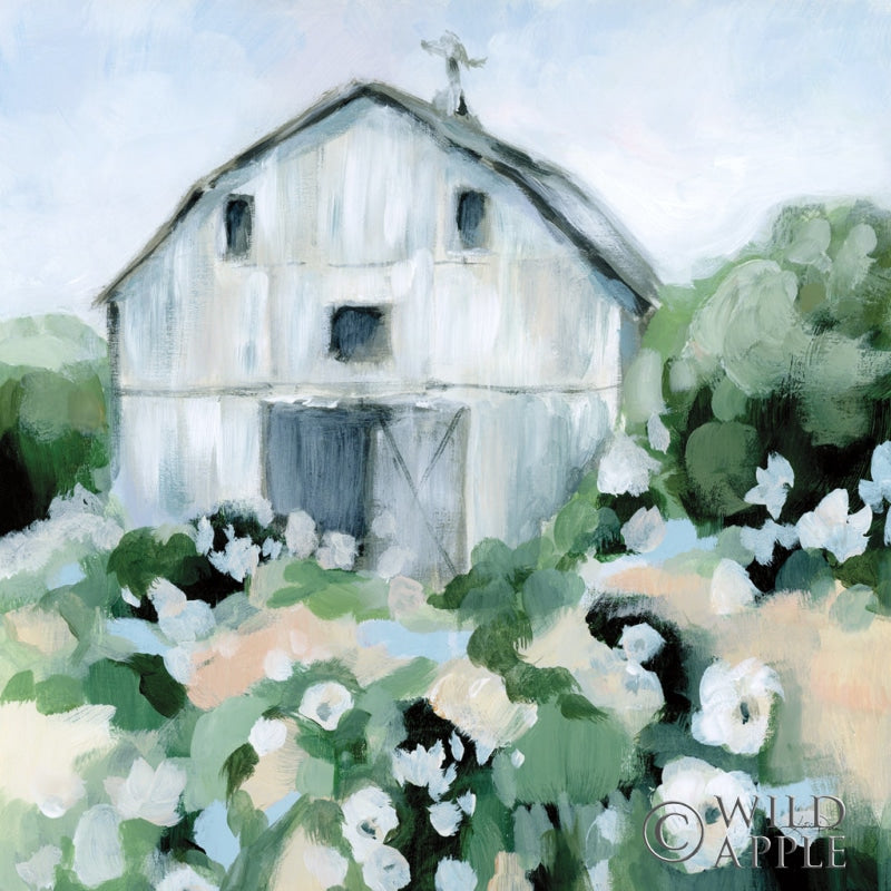 Reproduction of Summer Barn by Katrina Pete - Wall Decor Art