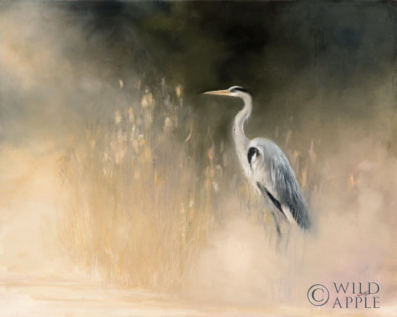 Reproduction of Peaceful Egret by Julia Purinton - Wall Decor Art