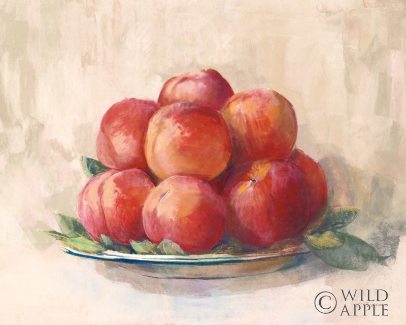 Reproduction of Ripe Peaches by Carol Rowan - Wall Decor Art