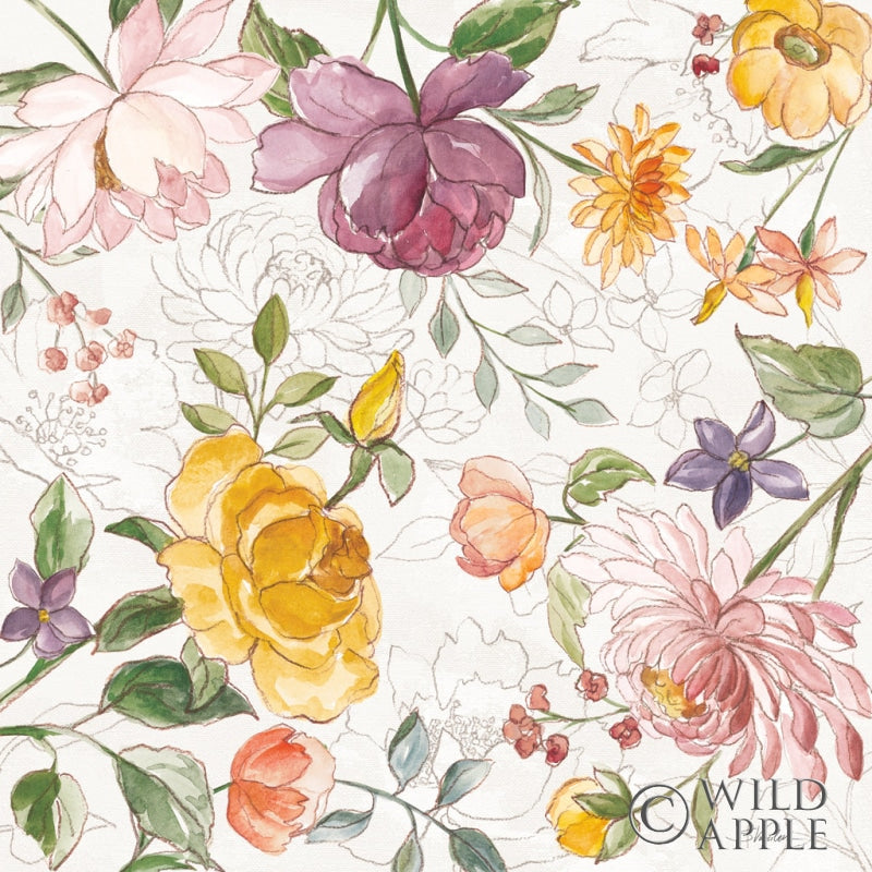 Reproduction of August Blooms VI by Silvia Vassileva - Wall Decor Art