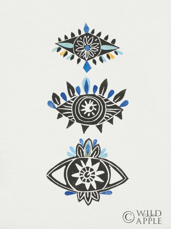 Reproduction of Evil Eye II Collage by Courtney Prahl - Wall Decor Art