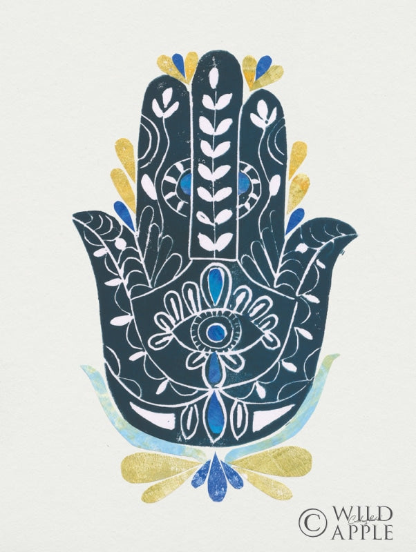 Reproduction of Hamsa I Collage by Courtney Prahl - Wall Decor Art