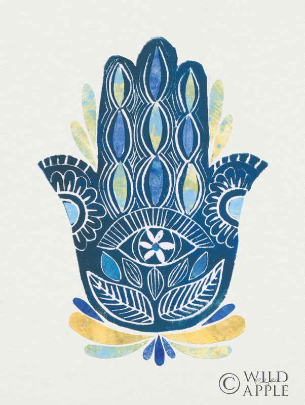 Reproduction of Hamsa II Collage by Courtney Prahl - Wall Decor Art