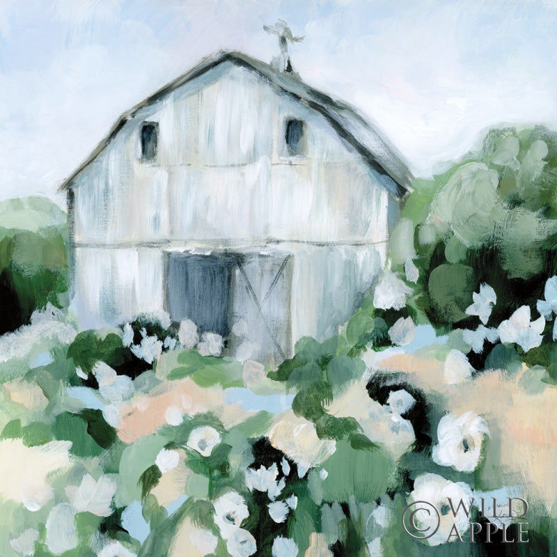 Reproduction of Summer Barn II by Katrina Pete - Wall Decor Art