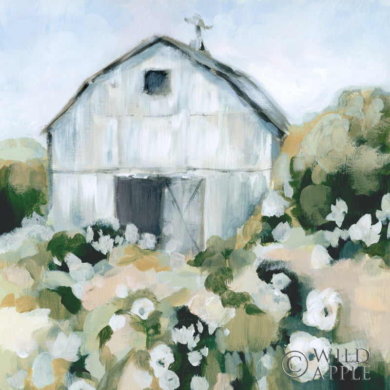 Reproduction of Summer Barn One Window Neutral by Katrina Pete - Wall Decor Art