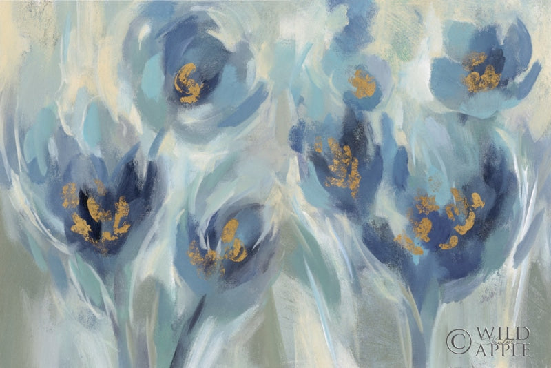Reproduction of Blue Fairy Tale Floral III Light by Silvia Vassileva - Wall Decor Art
