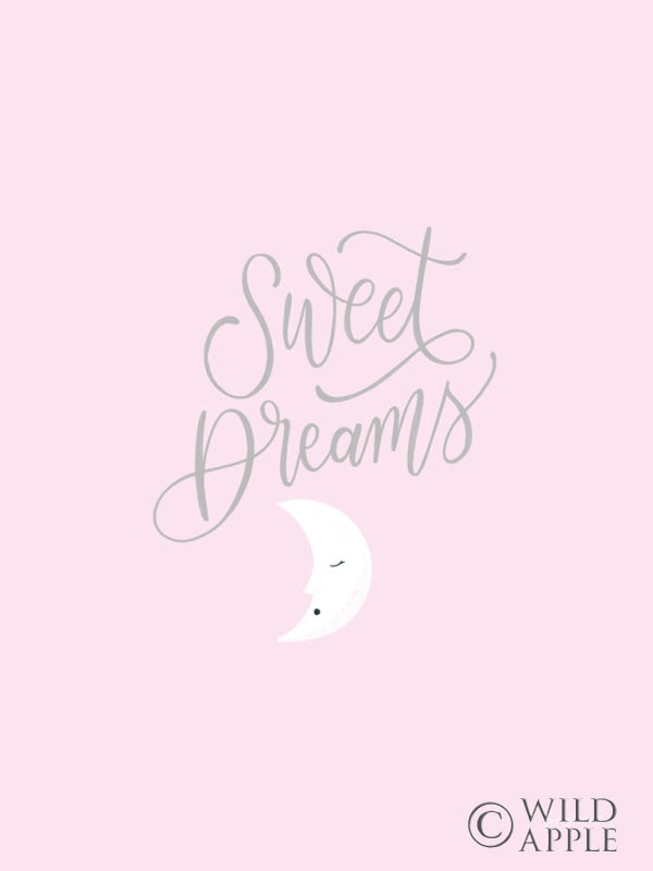 Reproduction of Sweet Dreams Pink v2 by Becky Thorns - Wall Decor Art