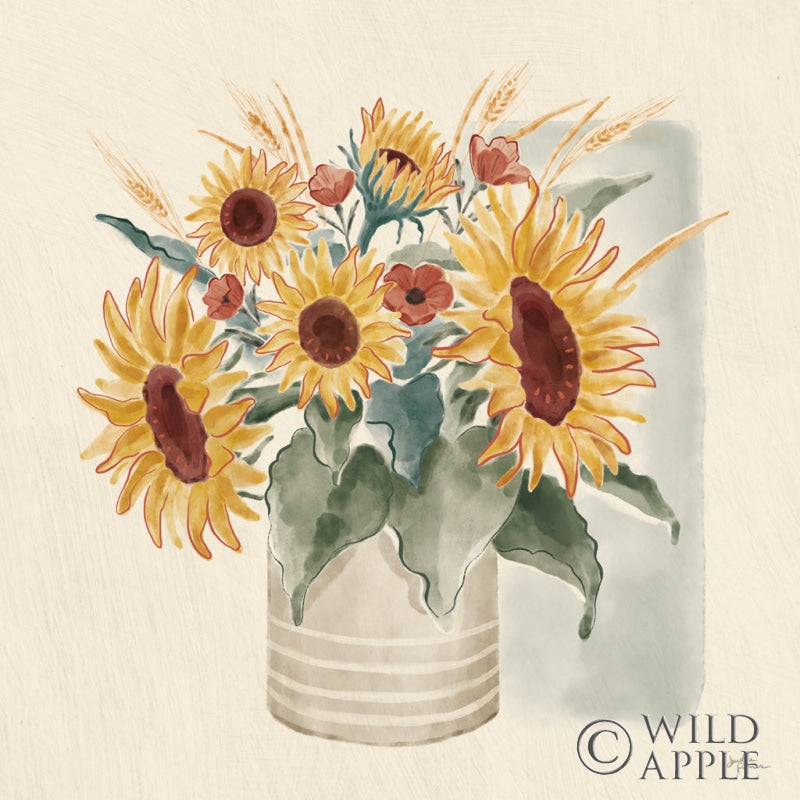 Reproduction of Sunflower Season V by Janelle Penner - Wall Decor Art
