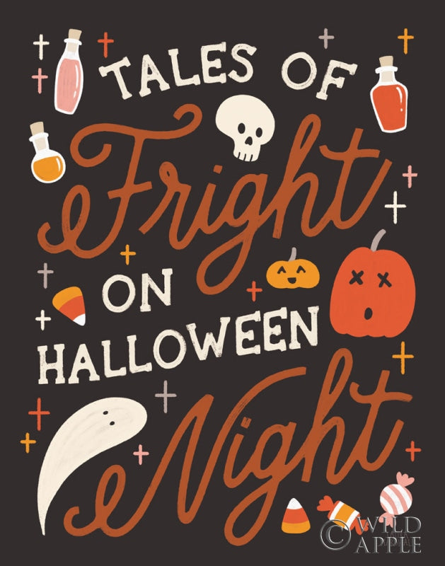 Reproduction of Trick or Treat VII Rust by Laura Marshall - Wall Decor Art