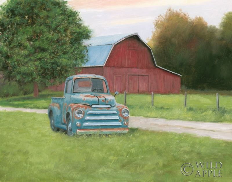 Reproduction of Vintage Truck by James Wiens - Wall Decor Art