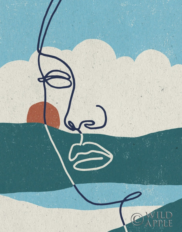 Reproduction of Mykonos II by Moira Hershey - Wall Decor Art