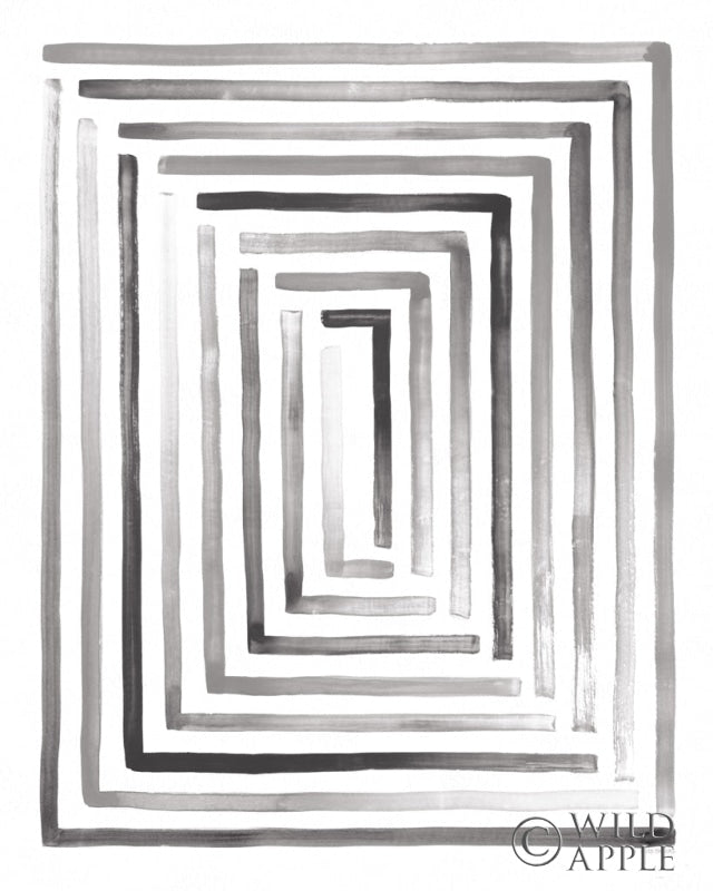 Reproduction of Sea Glass II Gray by Laura Marshall - Wall Decor Art