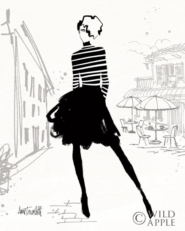 Reproduction of City Style Sketches VII by Anne Tavoletti - Wall Decor Art