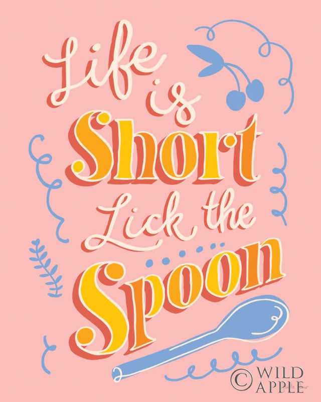 Reproduction of Life is Short I by Janelle Penner - Wall Decor Art