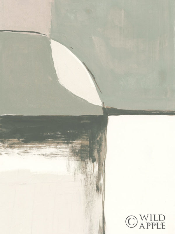 Reproduction of Overlay I Green Crop by Danhui Nai - Wall Decor Art