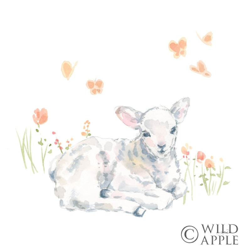 Reproduction of Spring Lambs III by Katrina Pete - Wall Decor Art