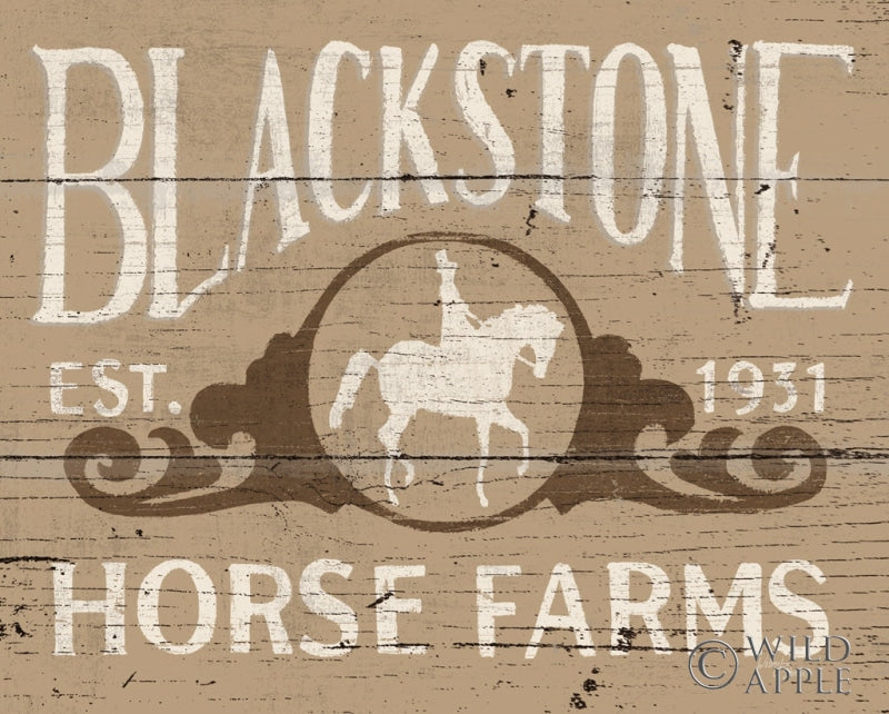 Reproduction of Horse Signs IV Neutral by Wellington Studio - Wall Decor Art